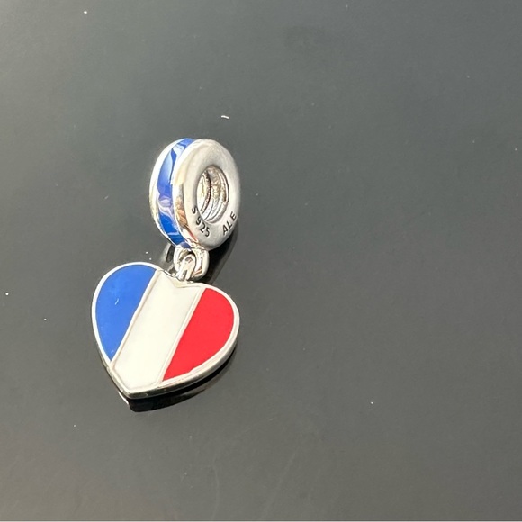 Pandora France Flag Dangle Charm 925 Ale Silver With Gift Box #37 - Picture 4 of 6